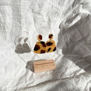 Handmade Animal Print Earrings